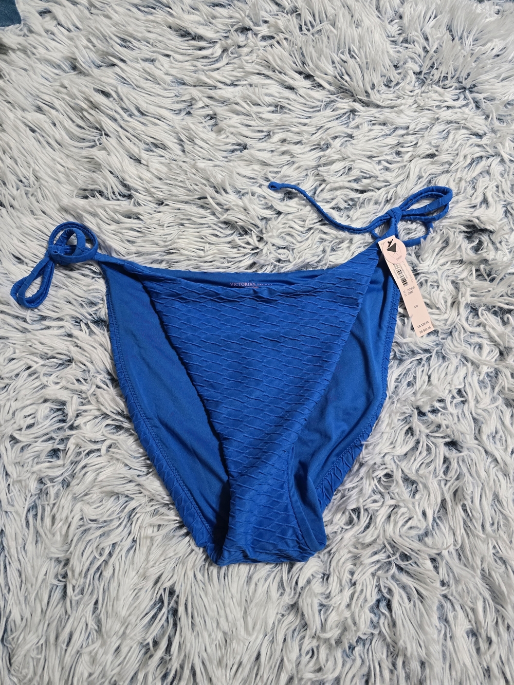 Victoria's Secret Royal Blue Tie-Side Cheeky Bikini Bottom